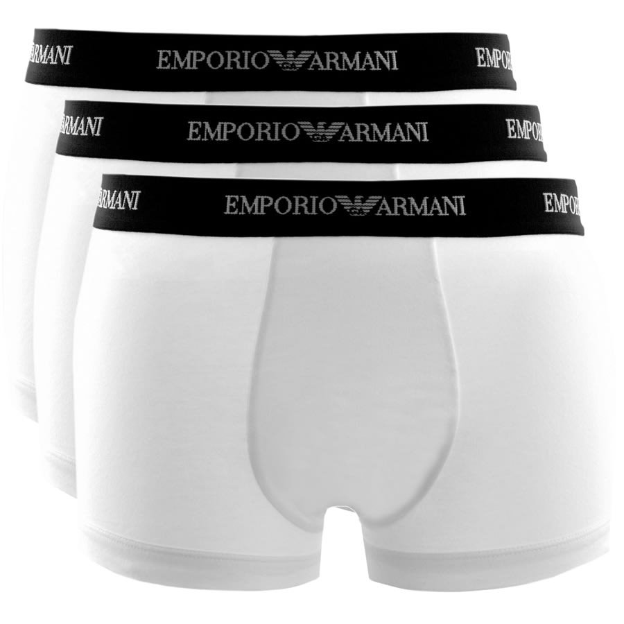Alternative Image for ProductEmporio Armani Underwear 3 Pack Trunks White1